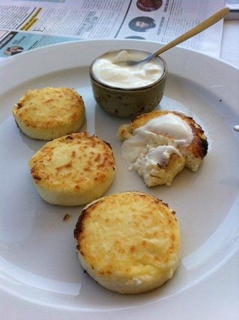 Сырники с изюмом